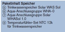 Weishaupt Paket Speicher WAS Sol/Eco