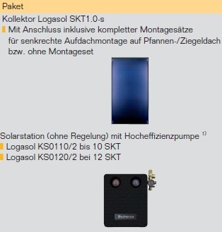 Buderus-Logaplus Solarpaket S98