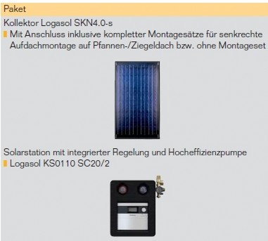 Buderus-Logaplus Solarpaket S12