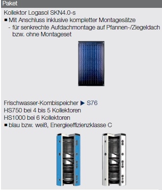 Buderus-Logaplus Solarpaket S76